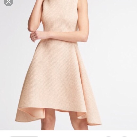 DKNY fit and flare peach dress with pockets 👗 - Picture 1 of 8